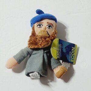 Auguste Rodin Finger Puppet & Fridge Magnet Philosophers Guild Mini 4" New